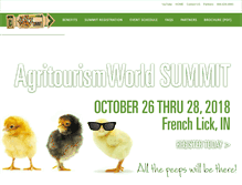 Tablet Screenshot of agritourismsummit.com